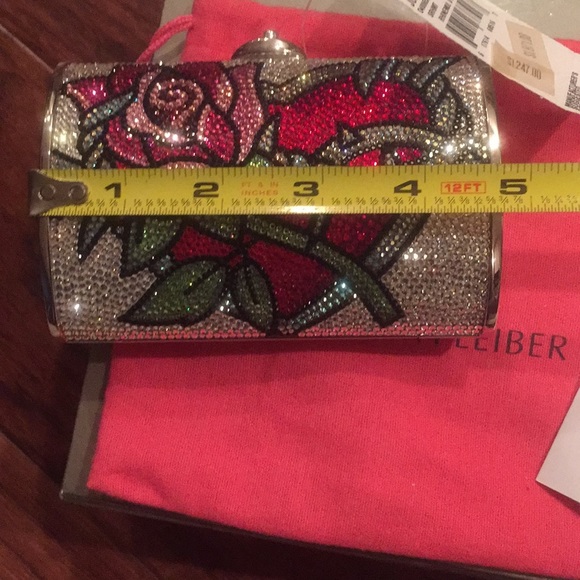 Judith Lieber Swarovski clutch, new - Picture 8 of 8
